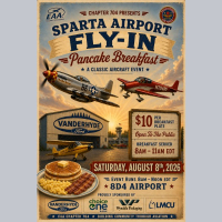 Village of Sparta, Airport Sparta Municipal, Sparta Airport Fly-In Pancake Breakfast